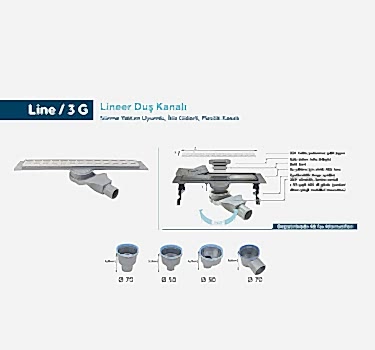 LINE 3 G LİNEER DUŞ KANALI